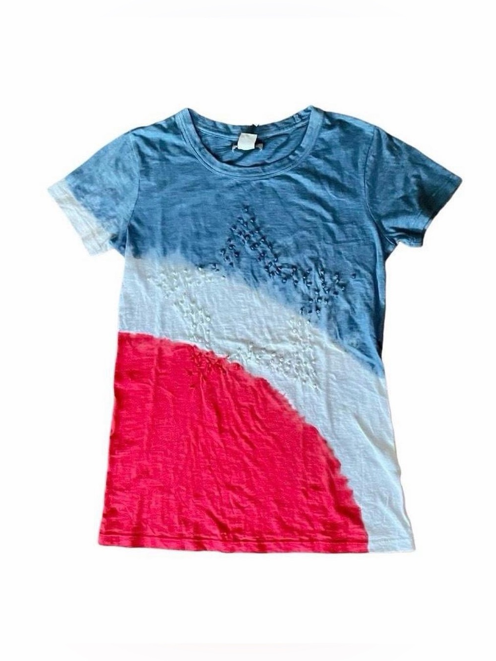 Lucky Brand Americana Dip Dye Tee - Size S